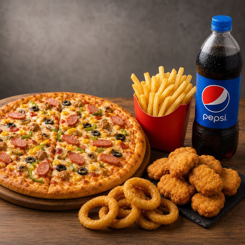 Patronus Pizza Big Party Menü