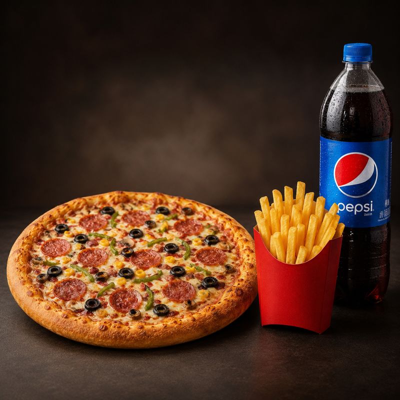 Patronus Pizza süper karışık pizza
